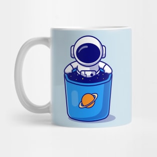 Cute Astronaut In Space Mug Cartoon Mug